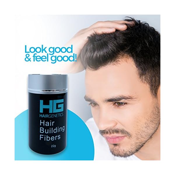 Hair Genetics Advanced Keratin Hair Building Fibres (Dark Brown 22g)