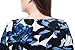 Chicwe Women's Plus Size Floral Printed Casual Dress - Round Neck Short Sleeves Knee Length