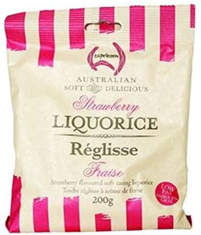 Capricorn - Australian Soft Delicious Strawberry Liquorice (200g / oz)