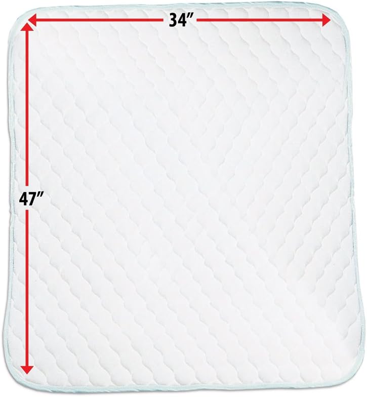 Priva High Quality Ultra Waterproof Sheet and Mattress Protector 34x47 Inch, 8 Cups Absorbency, Guarantee 300 Machine: Health & Personal Care