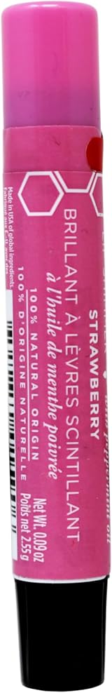 Burt's Bees 100% Natural Lip Shimmer Strawberry 2.6g view 2