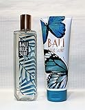 Bath and Body Works Bali Blue Surf Ultra Shea Body Cream & Body Mist 8 Oz.