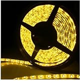 Epartsdom@ 16.4FT 5M SMD 5050 Waterproof 300LEDs Yellow LED Flash Strip Light ,LED Flexible Ribbon Lighting Strip,12V 60W 60Leds/M
