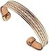 Women Ladies Men's Pure Copper Magnetic Bracelet for Therapy Pain Relief Healing Therapy Mcb21