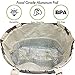 Insulated Lunch Bag Reusable Sling Shoulder Lunch Tote Travel Picnic Drawstring Bento Cooler Bag, Front Pocket and 2 Side Pockets (Grey Cats)
