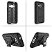 Samsung Galaxy J1 Mini Prime Case Remex Military Tires Leather and Kickstand with Shockproof and Anti-Scratch and Non-Slip Case for Samsung Galaxy J1 Mini Prime (Black)