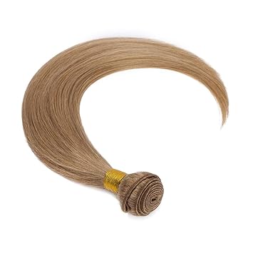 Brazilian Human Hair Weave Dark Blonde Hair Bundle 18inch Long