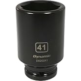 Dynamic Tools 3/4" Drive 6 Point Metric, 41mm Deep Length, Impact Socket