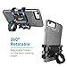 Macally Aluminum Bike Phone Mount Bicycle Holder on Handlebar for Iphone XS Max XR X 8 7 Plus 6S 6 SE, Samsung S10 S10E S9 S8 S7 S6 Edge Note & Other Mobile Smartphone devices (BIKEMOUNT)thumb 2