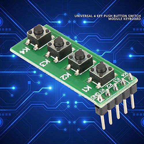 Universal 4 Key Push Button Switch Module Keyboard Board for for