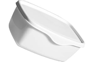 JOYOFREELY Sealed Wet Wipe Box with Lid, Thickened White Plastic Tissue Storage Organizer, Dustproof Wet Tissue