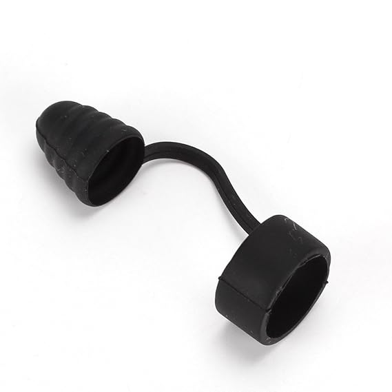 Rayee silicona sanitaria tapa universal antideslizante anillo negro