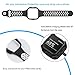 Joyozy Premium Silicone Bands Compatible with New Fitbit Versa Lite and Fitbit Versa Smartwatch with Protective Case Two-Color Perforation Breathable Sport Replacement Strap Bands for Women Men