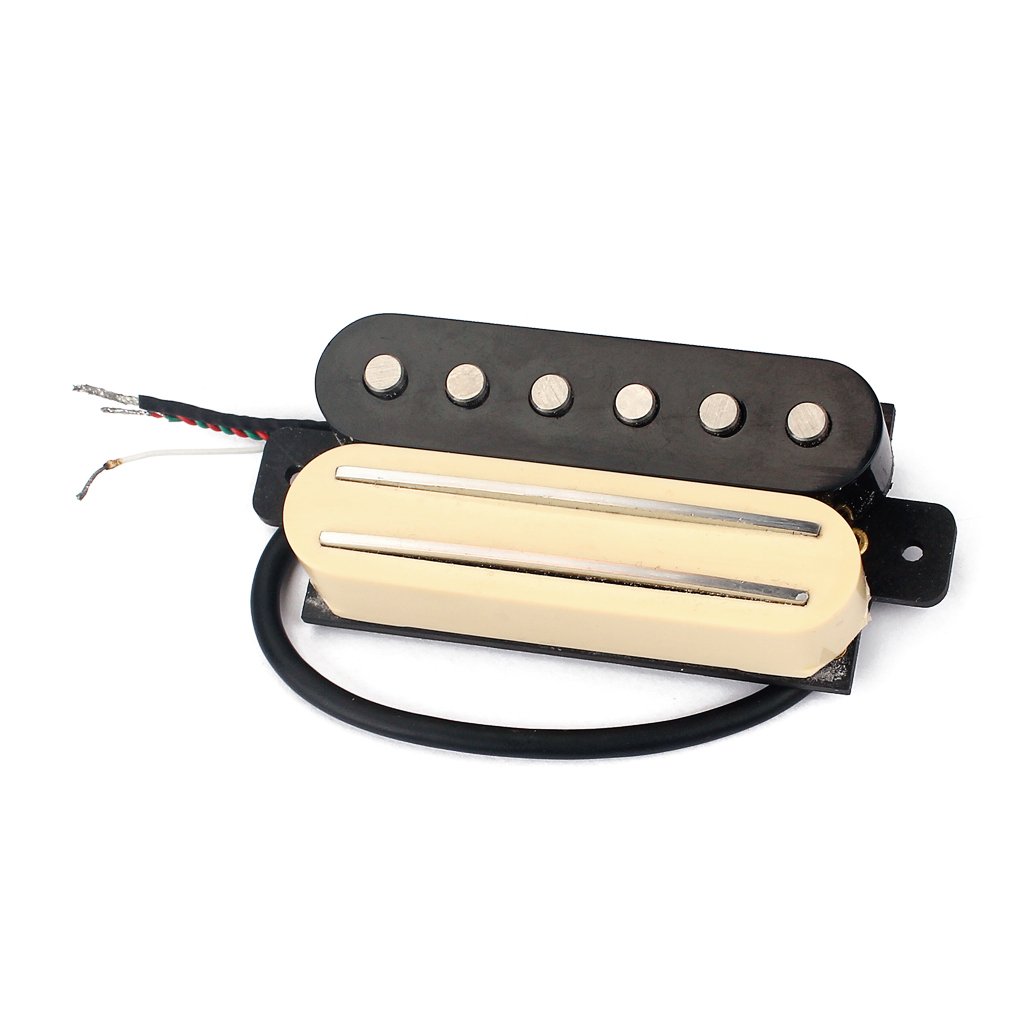 Alnicov 1Pcs Alnico Magnet Dual Rail Humbucker Pickup for 6 String Electric Guitar