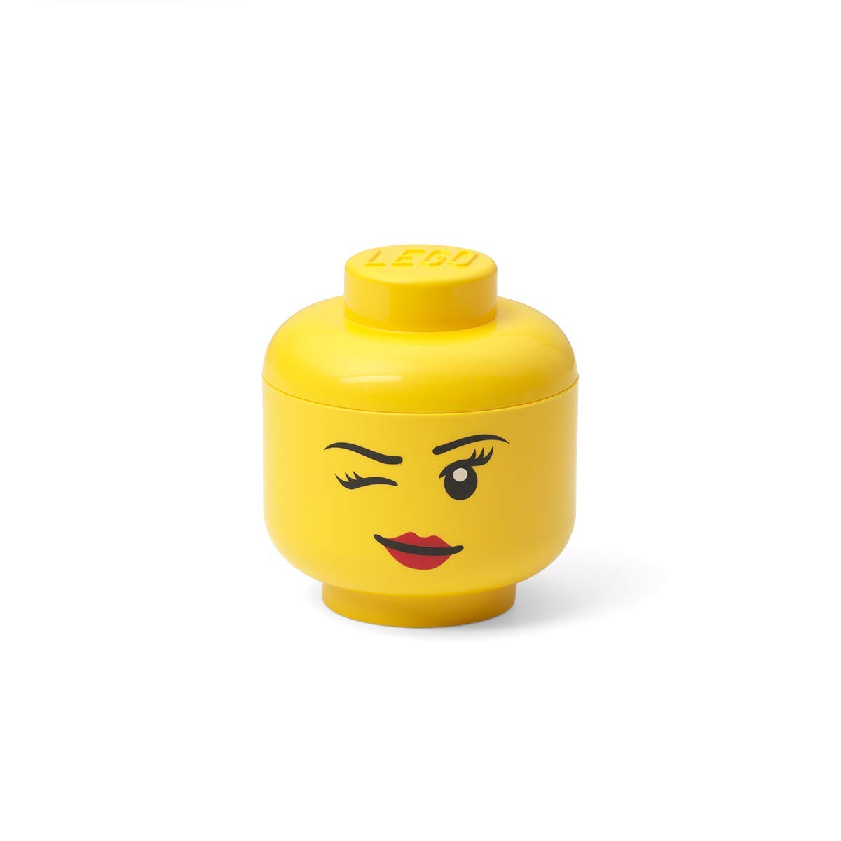 Room Copenhagen LEGO Mini Winking Storage Head, Playful, Simple, Storage Box