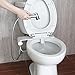 ZHR Bidet - Self Cleaning Nozzle - Handheld Bidet Sprayer - Fresh Water Bidet Toilet Attachment (White and chrome)