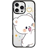 CASETiFY Impact Case for iPhone 16 Pro Max [Slim / 8.2 ft. 4X Military Grade Drop Protection/Compatible with Magsafe] - Bumping Milk - Clear Black