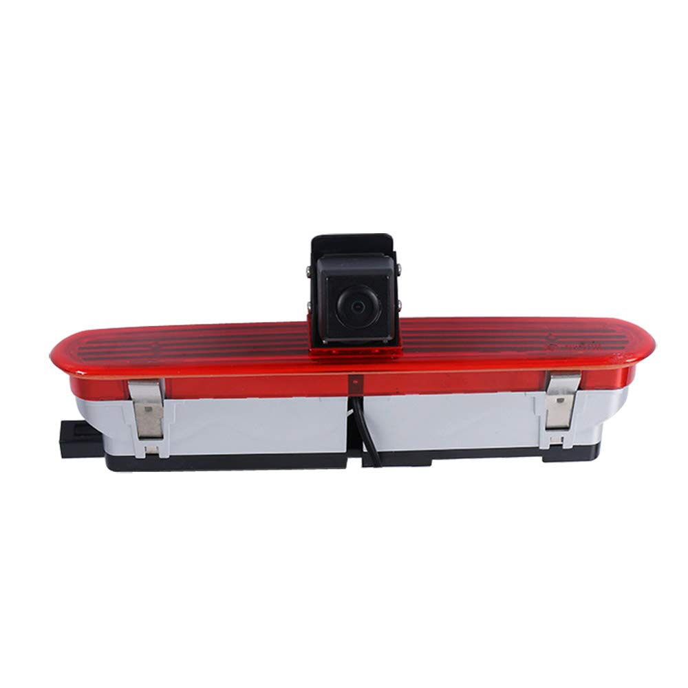 Transporter Van HD IR Night Vision Brake Lamp Reverse Camera, Car Third Roof Top Mount Brake Light Rear View Backup Camera for FIAT Doblo 263 Van (2010-Present) / Opel Combo (2011-2018)