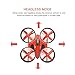 RCtown ELF Mini Drone for Kids, 2.4GHz 4CH Mini UFO RC Quadcopter Drone with 6-Axis Gyro Headless Mode Remote Control Nano Quadcopter (Red)