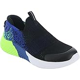 Skechers Kids Boys Ultra Flex 3.0 Sneaker, Black/Blue/Lime, 5