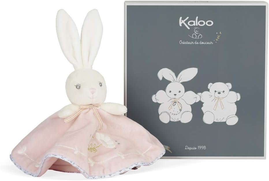 Kaloo Perle - Round comforter Rabbit - Pink - 20 cm