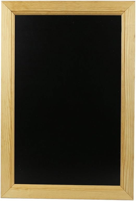 Chalkboards UK Framed Blackboard, Wood, Black, A2, 625 x 450 mm Amazon.co.uk Kitchen & Home
