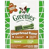 Greenies Gingerbread Flavor Teenie Dental Dog