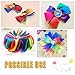 Rainbow Grosgrain Ribbon Gradient Rainbow Color Double Side Colorful Printed 50 Yard a Roll 3/8