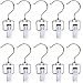 Baihoo Set of 10 Swivel Metal Closet Hanger Laundry Hooks Boot Clips Home Office Travel Portable