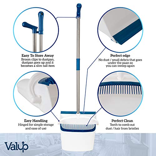 6 Valup+Broom+Dustpan+Set+Cleaning