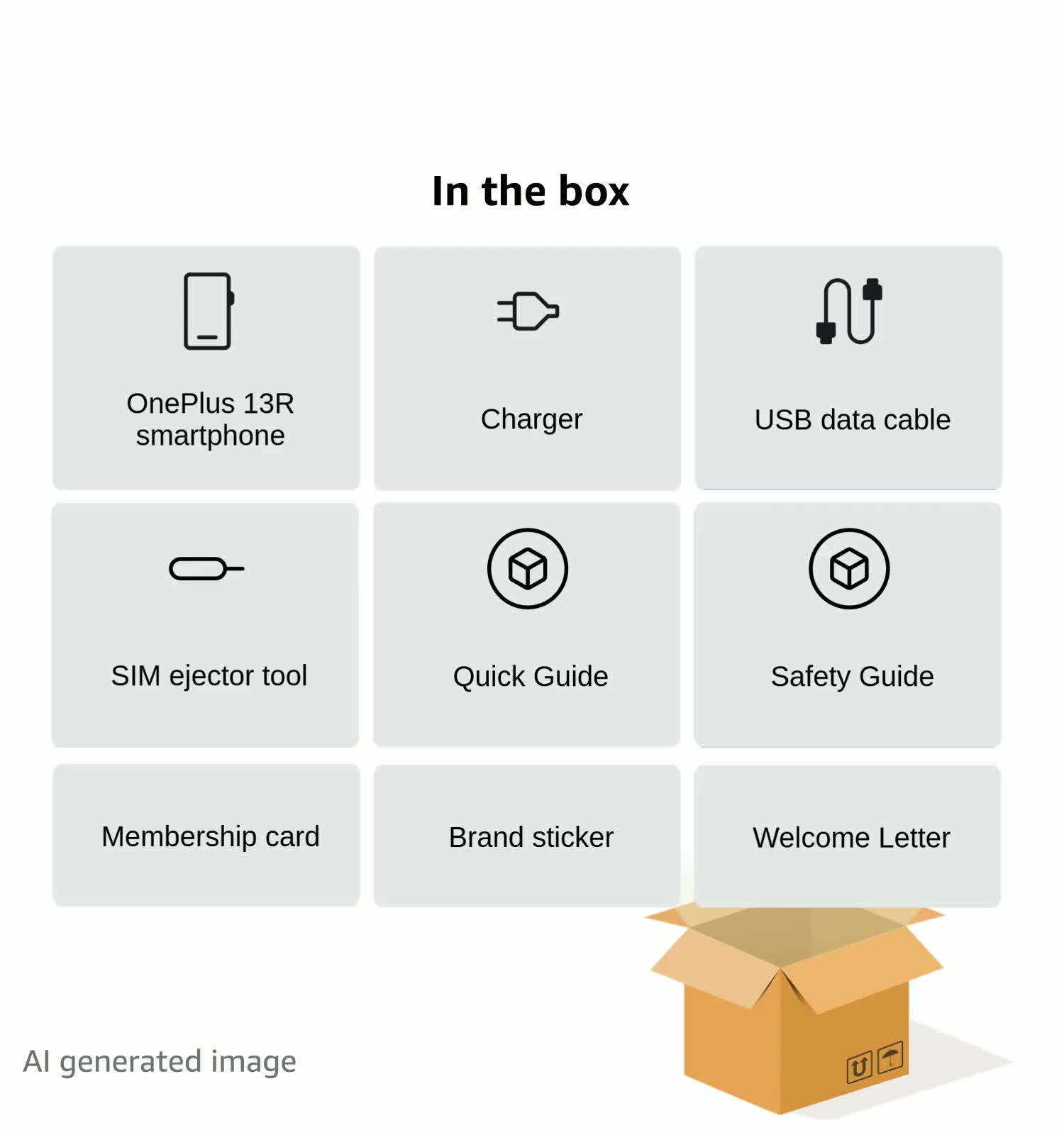 OnePlus 13R, 12GB RAM + 256GB Storage, Dual-SIM, Unlocked Android Smartphone, Powered by Snapdragon 8 Gen 3, 55W SUPERVOOC Fast Charging, 2025, Nebula Noir