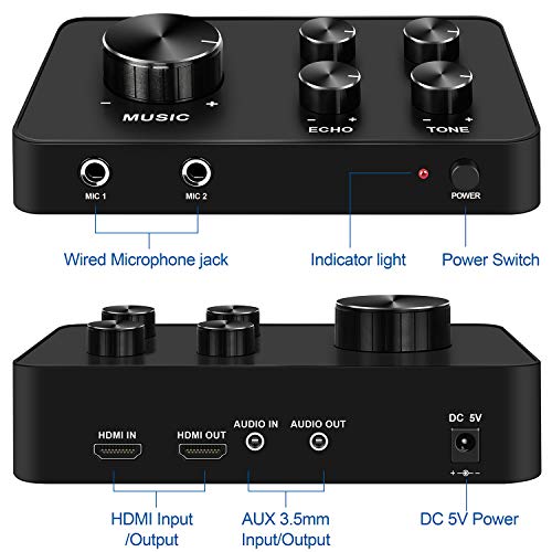 3 Portable+Karaoke+Microphone+Wireless+Amplifier