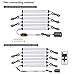 S&G Dimmable LED Under Cabinet Light Ultra Thin Under Counter Lighting 6pcs Puck Lights for Closet, 24W 1800 Lumens with UL-Listed Power Adapter