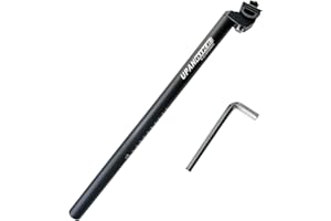 UPANBIKE Bike Seat Post Bicycle MTB Replacement Extra Long Seatpost 17.7inch (450mm) φ 25.4 27.2 28.6 30.4 30.9 31.6mm