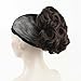 Aimole Lady Short Curly Claw Clip-on Hair Ponytail Hairpiece Synthetic Extensions Wig(6-Chestnut Brown)