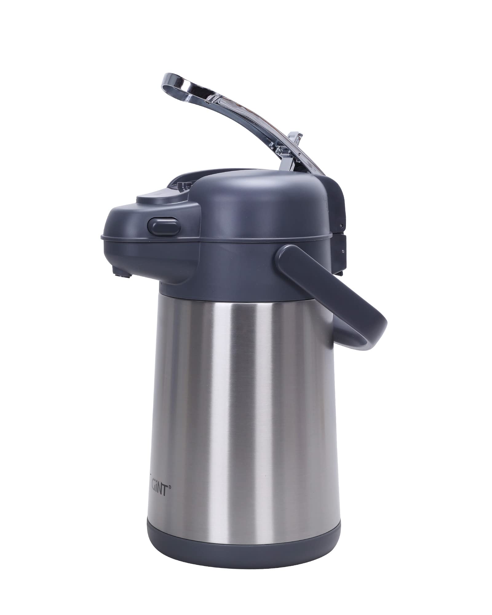 Photo 1 of GiNT 74oz Airpot Coffee Dispenser with Pump, Insulated Coffee Carafe for Hot Liquids, Stainless Steel Vacuum Insulated Pump Dispenser for Hot/Cold Beverages (2.2L)
