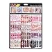 2016 Fake Nails!Elevin(TM)144pcs New Mixed Set False Nail Tips Artificial Fake Nails Art Acrylic Manicure Gel (B)