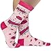 Beat Cancer Socks - Funny Novelty Gift for Cancer Survivor or Chemo Patient - For Women and Men (Pink Boxing Gloves)