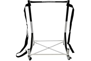 NORTH AMERICAN CUSTOM COVERS Heavy-Duty Hardtop Stand Storage Cart with Securing Strap and Generic Hard Top Dust Cover