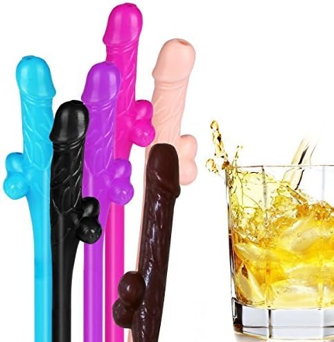 Bachelorette Party Straws, Bridal, Hen, Bride to Be Party and Girls Night Out - Fun Party Favors Decoration - 20 Pack - Best Bachelorette party supplies