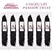 6Pcs Passion Twist Natural Black Synthetic Hair for Black Women Andromeda 18 Inch Soft Long Braids Passion Twist Crochet Braiding Hair Extensions with 5 Free Gift (1B)