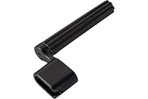Black Guitar String Winder and Bridge Pin Remover Tool for Acoustic Electric Guitar, Bass, Ukulele