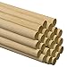 Wooden Dowel Rods – 7/8” x 36” Unfinished Hardwood Sticks – For Crafts and DIY’ers – 2 Pieces – Woodpecker Crafts