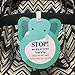 Elephant-Stop,Please Look,Don't Touch Baby Sign Tag (Girl Sign, Newborn, Baby Tag, Baby Bed Tag,Stroller Tag, Carrycot Basket Tag,Baby Preemie No Touching Sign Tag) W/Hanging Straps