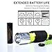 800 Lumen LED Dive Light Rechargeable PFSN Professional Scuba Diving Flashlight Underwater 50m Waterproof Best for Expert Diving at Night Snorkeling Caving Fishing(18650 Battery and Charger Included)
