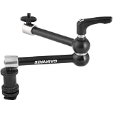 CAMVATE 11" Heavy Duty Magic Arm with Shoe Mount Adapter for Camera Accessories Bracket - 2559
