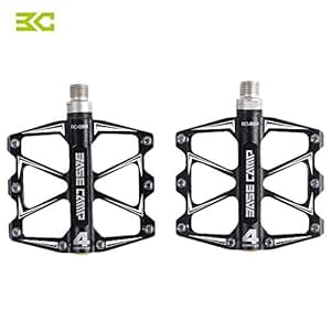 Amazon.com : BaseCamp BC688 Paired Aluminum Alloy Antislip Mountain Bike Pedal Fixed Gear 
