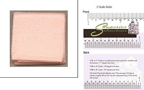 Dollhouse Miniature Blanket 1 Pc Melon