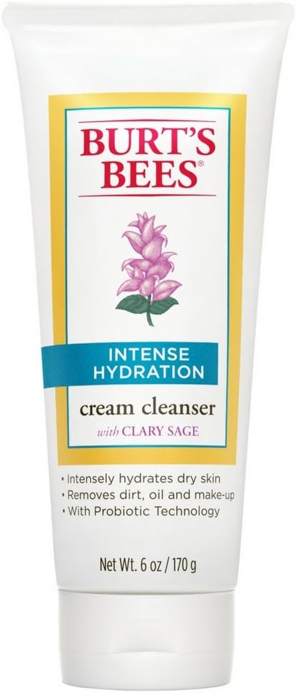 Burt's Bees Intense Hydration Cream Cleanser 6 oz (Pack of 3)