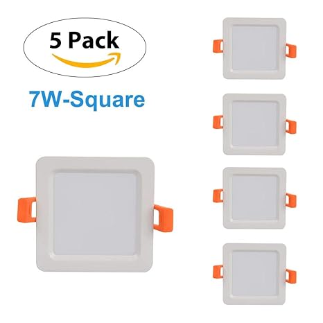 Wedo 7w Led Recessed Panel Light 630lm Square Ceiling Lamp Not